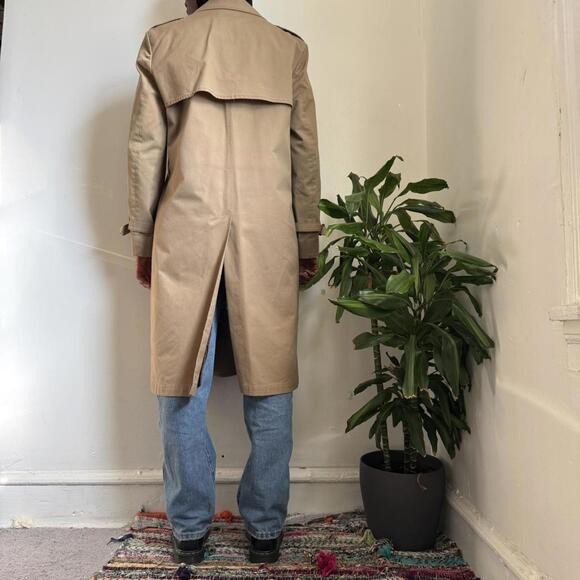 Vintage oversized minimalist tan trench coat size 40 - Picture 6 of 8